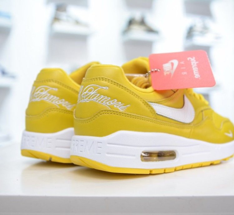 Supreme X Nike Air Max 1 87 Sp speed Yellow