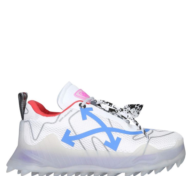 Off-white White Multicolor Leather Suede Trim Odsy Chunky Sneakers It 41