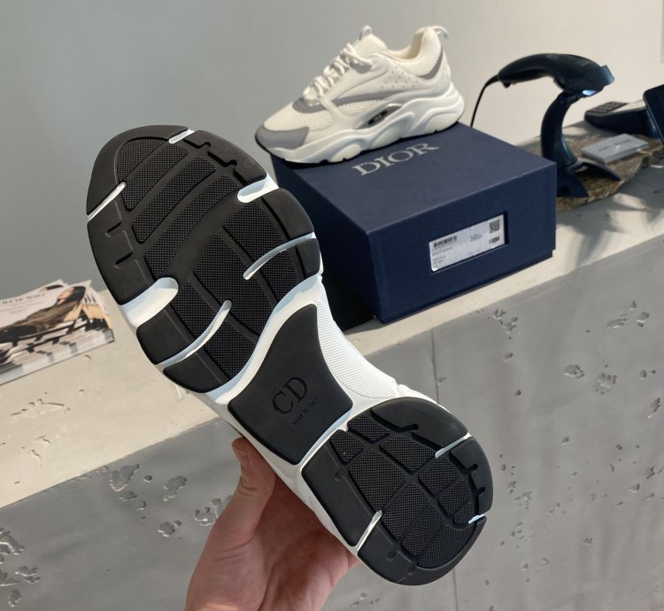 Bnwt Dior B22 Reflective White