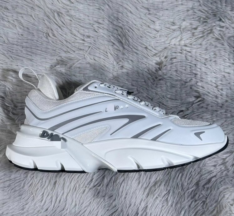 Dior B44 Blade Sneaker White Technical Mesh White Technical Fabricc