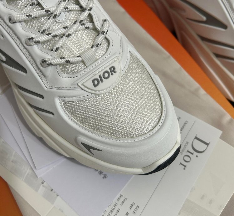 Dior B44 Blade Sneaker White Technical Mesh White Technical Fabric