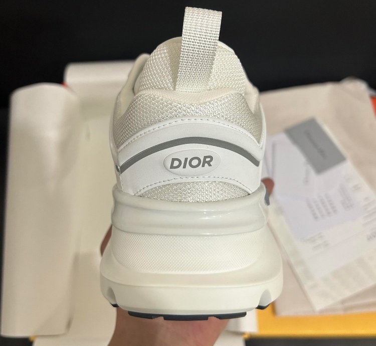 Dior B44 Blade Sneaker White Technical Mesh White Technical Fabric