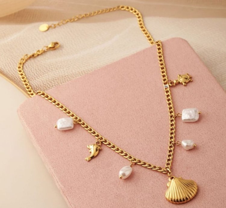 Gold Plated Charming Necklace