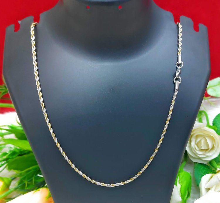 Gift Golden Twist Chain For Man