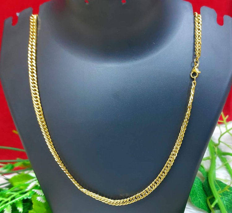 Chennal Desing Golden Chain For Man