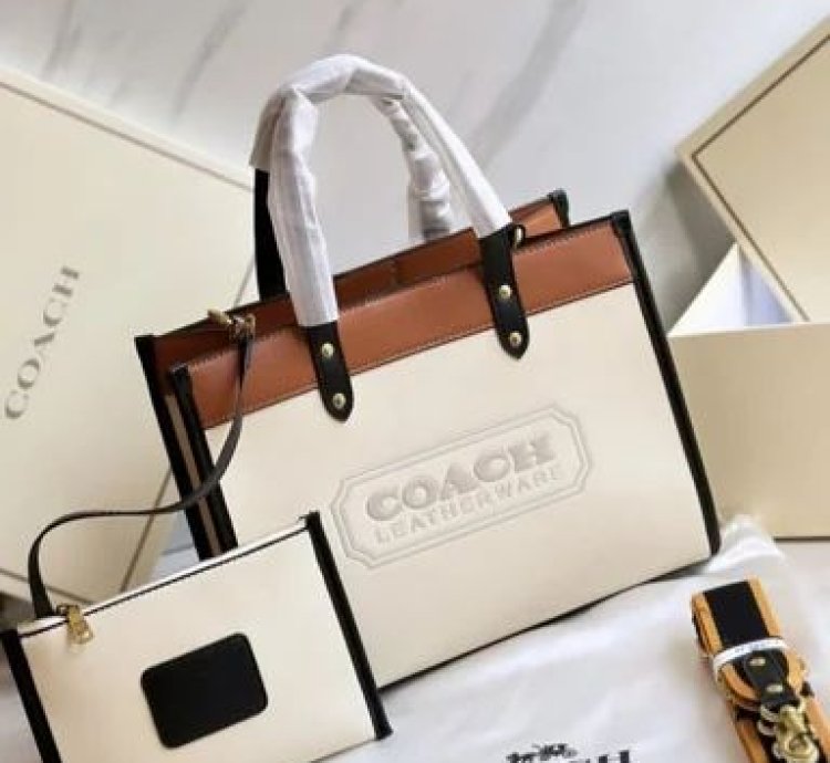 Coach Womans White Handbag