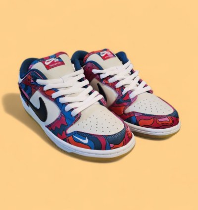 Sb Dunk Low Pro Parra Abstract Art