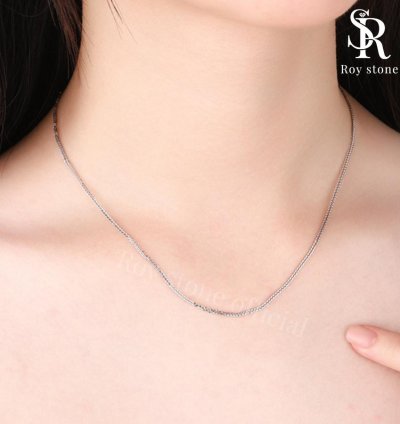 Roystone - New Nori Italy Adjust Silver 925 Chain Necklace