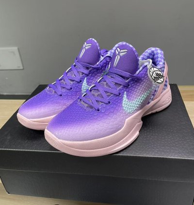 Nike Kobe 6 Purple Checkerboard