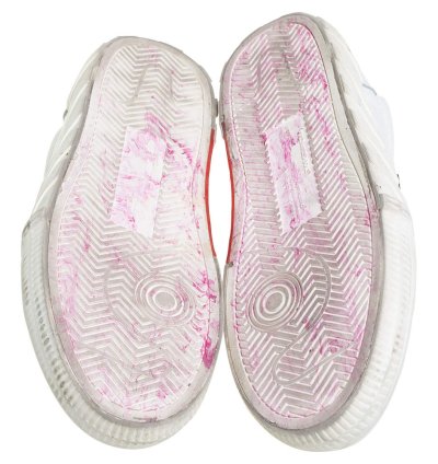 Off-white White Leather Vulcanized Low Top Sneakers Size 42