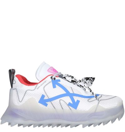 Off-white White Multicolor Leather Suede Trim Odsy Chunky Sneakers It 41