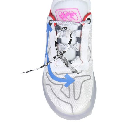 Off-white White Multicolor Leather Suede Trim Odsy Chunky Sneakers It 41