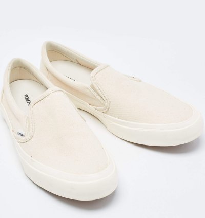 Tom Ford Off White Canvas Low Top Sneakers Size 43