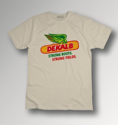 Dekalb Corn Seed T-shirt Sand Farm Logo Tee Strong Roots Strong Yields Agriculture Shirt