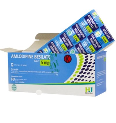 4 Box Amlodipine Besilate 5 Mg - Box Of 100 Tablets - For Hypertension - High Blood Pressure Express Shipping