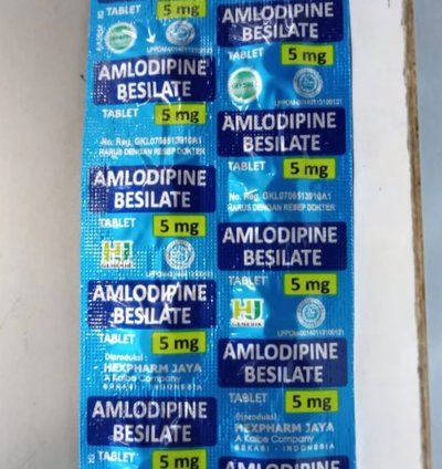 10 Box Amlodipine Besilate 5 Mg - Box Of 100 Tablets - For Hypertension - High Blood Pressure - Express Shipping