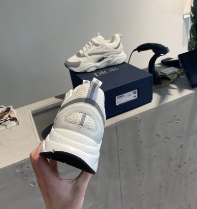 Bnwt Dior B22 Reflective White