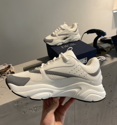 Bnwt Dior B22 Reflective White