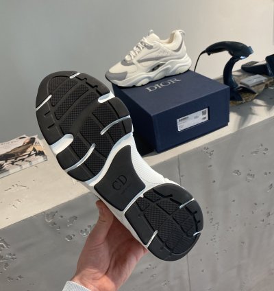 Bnwt Dior B22 Reflective White