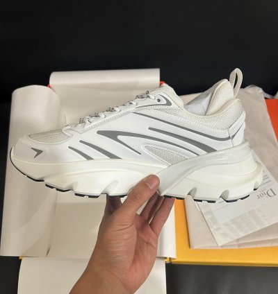 Dior B44 Blade Sneaker White Technical Mesh White Technical Fabric