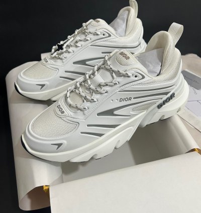 Dior B44 Blade Sneaker White Technical Mesh White Technical Fabric
