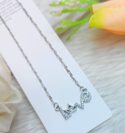 Hart Bit Silver Plated Pendent