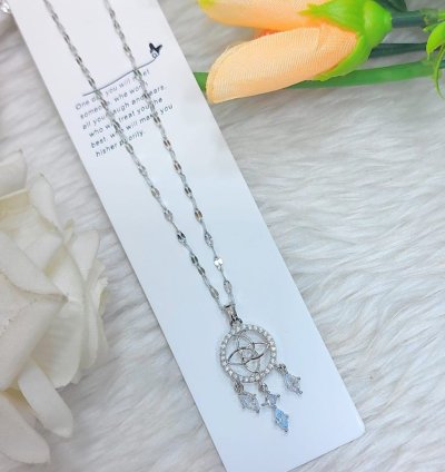 Silver Plated Charmind Pendant