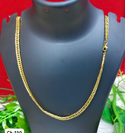 Chennal Desing Golden Chain For Man