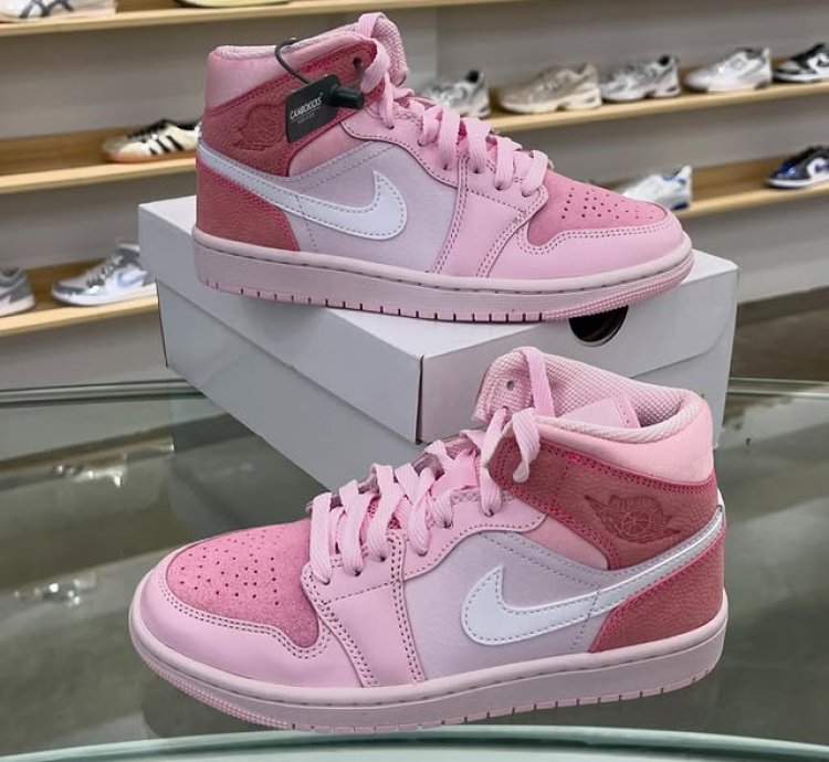Jordan 1 Mid digital Pink