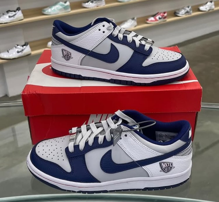 Nike Dunk Low emb Nba 75th Anniversary Brooklyn Nets