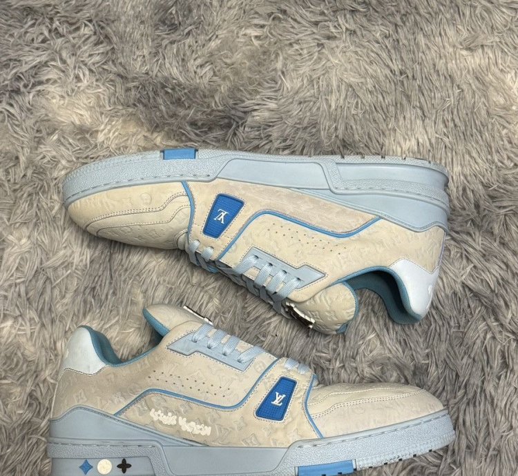 Tyler The Creator Louis Vuitton Trainer Blue Rare Sold Out