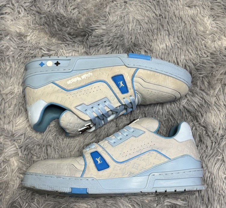 Tyler The Creator Louis Vuitton Trainer Blue Rare Sold Out