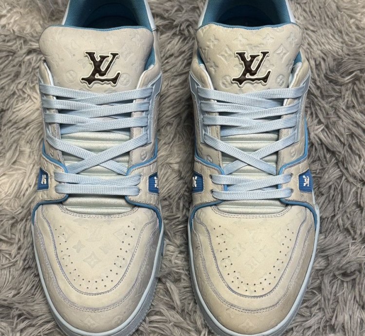 Tyler The Creator Louis Vuitton Trainer Blue Rare Sold Out
