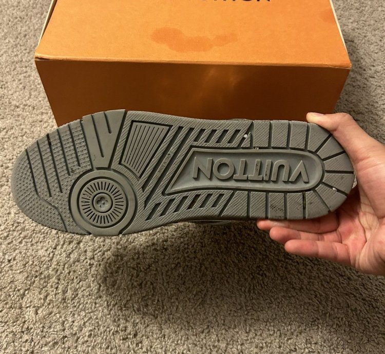 Virgil Abloh Louis Vuitton Argent Mirror Sneaker Trainer