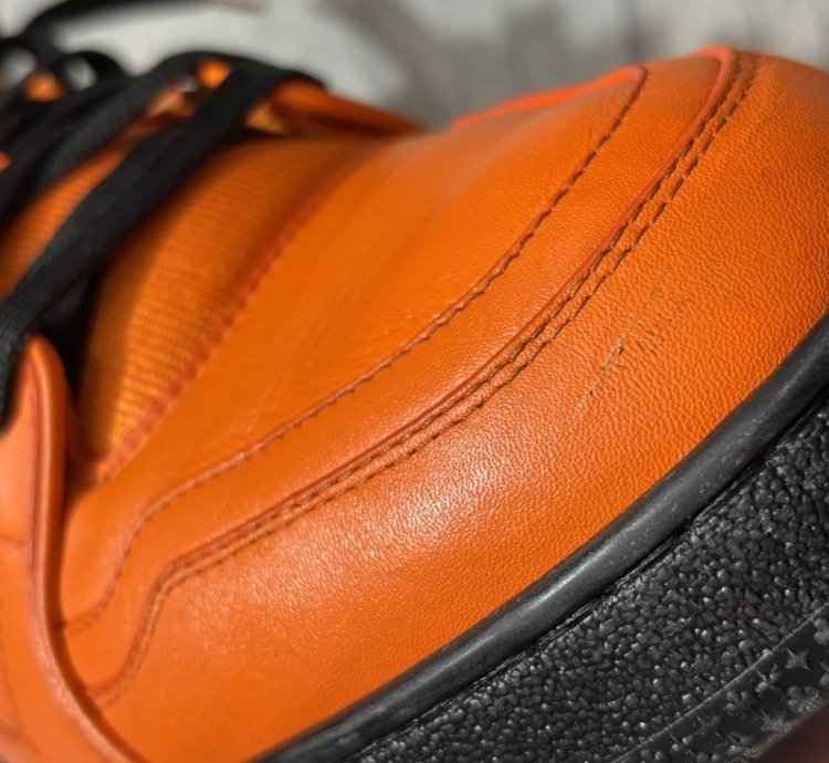 Virgil Abloh Louis Vuitton Lv Trainer Orange Black 10 5 11