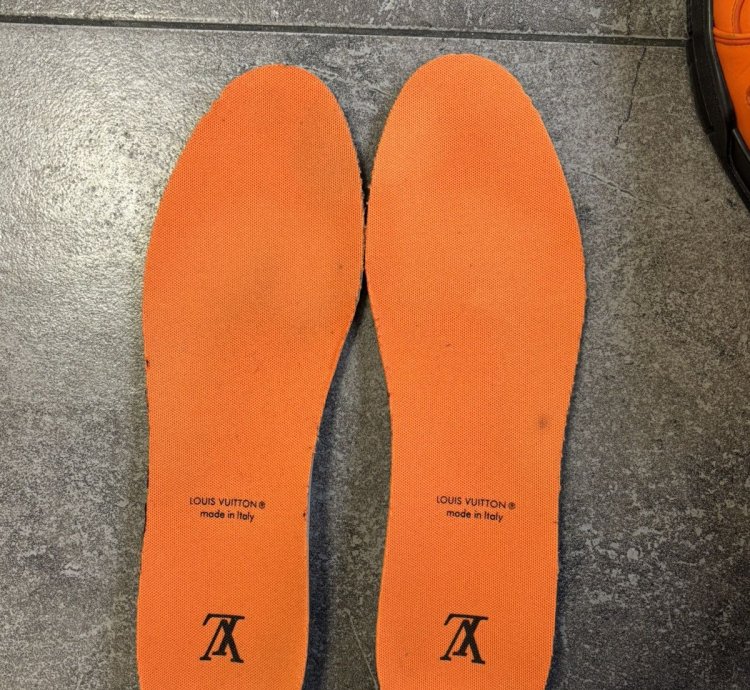 Virgil Abloh Louis Vuitton Lv Trainer Orange Black 10 5 11