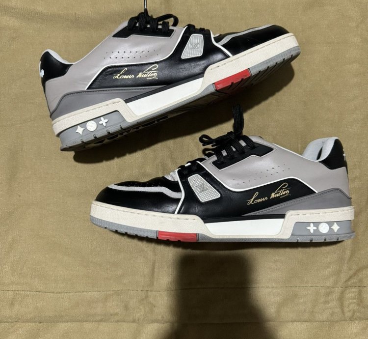 Virgil Lv Trainer Sneaker Black Cement