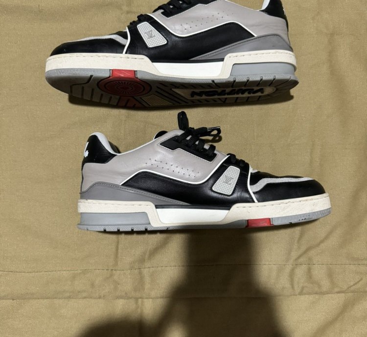 Virgil Lv Trainer Sneaker Black Cement