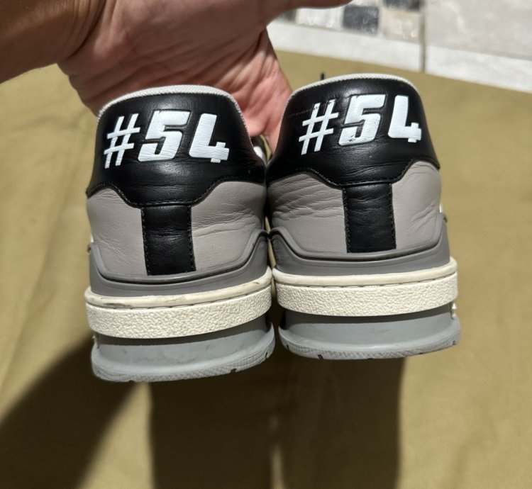 Virgil Lv Trainer Sneaker Black Cement