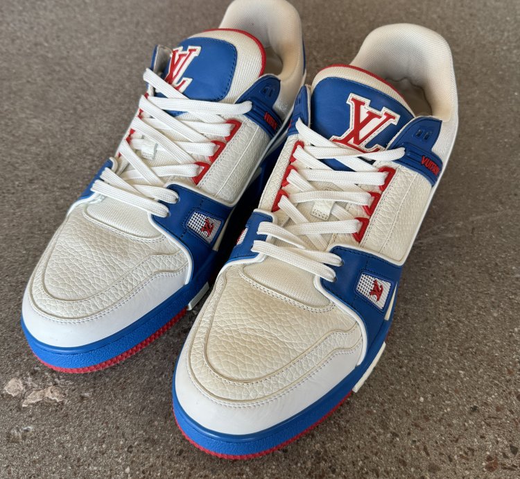 Virgil Red White Blue Trainers