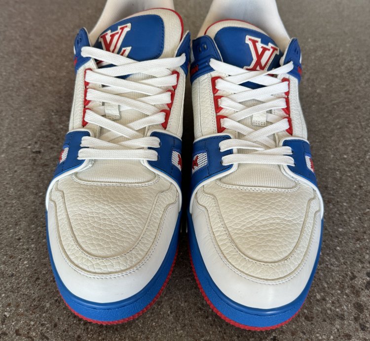 Virgil Red White Blue Trainers