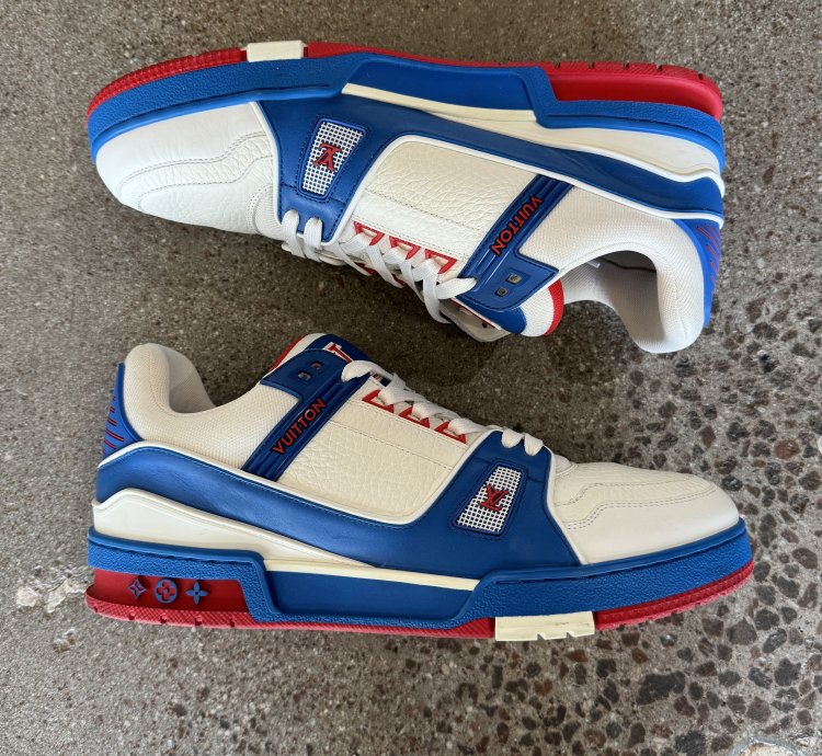 Virgil Red White Blue Trainers