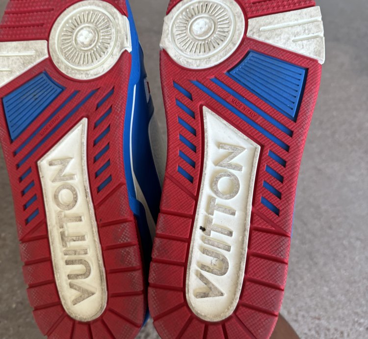 Virgil Red White Blue Trainers