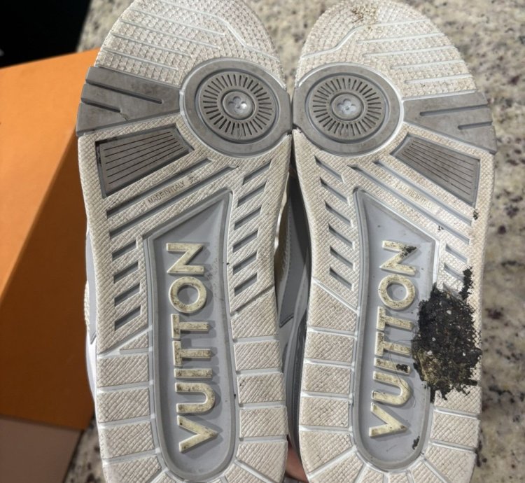 White And Grey Skate Sneakers