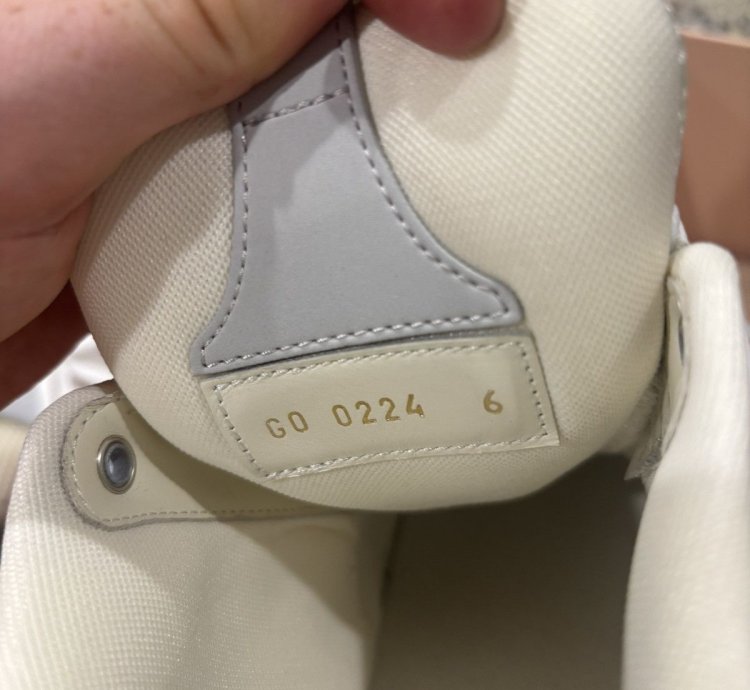 White And Grey Skate Sneakers