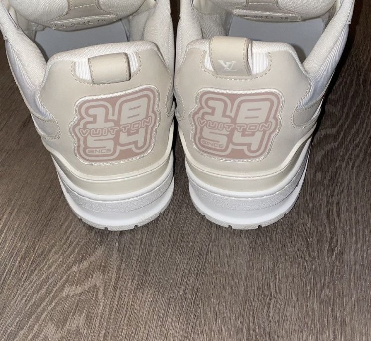 White Cream Louis Vuitton Sneakers