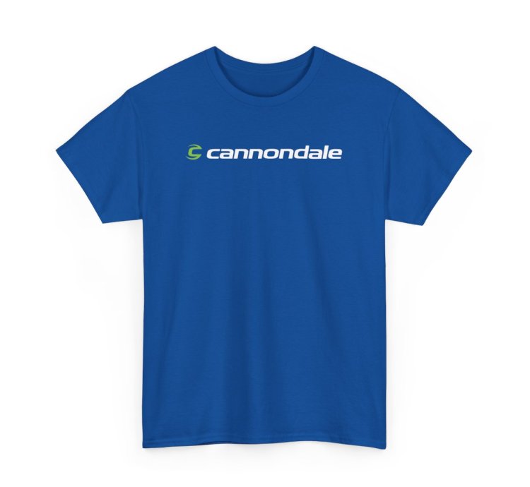 Cannondale Logo Green Blue T-shirt - Cycling Brand Tee Bike Rider Unisex Shirt