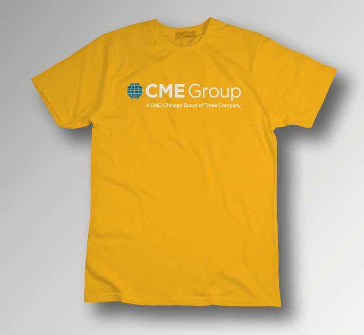 Cme Group Logo Gold T-shirt Finance Trading Unisex Tee Wall Street Style
