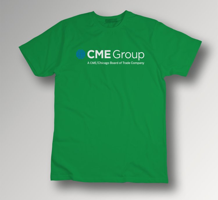 Cme Group Logo Irish Green T-shirt Finance Trading Unisex Tee Wall Street Style
