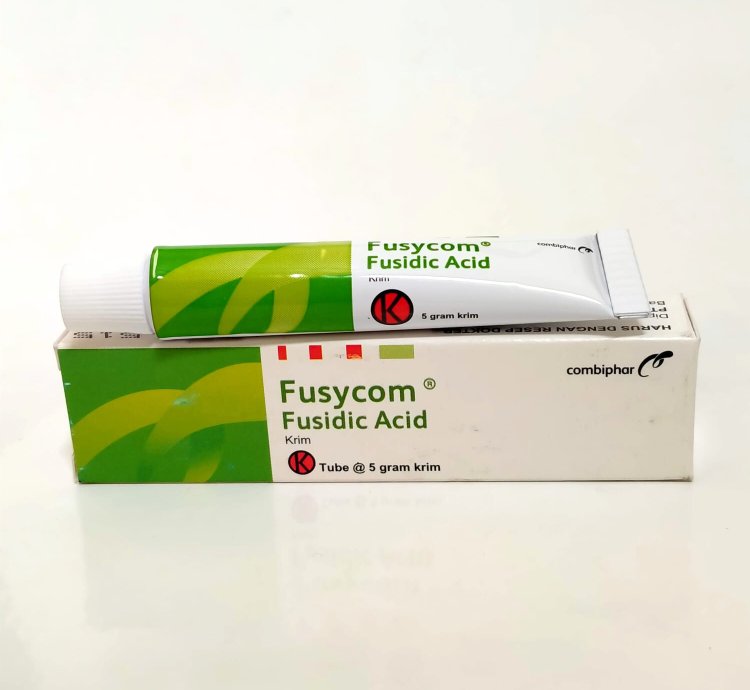Fusidic Acid 4 Tube For Skin Infections Fusycom Cream 5gr 
